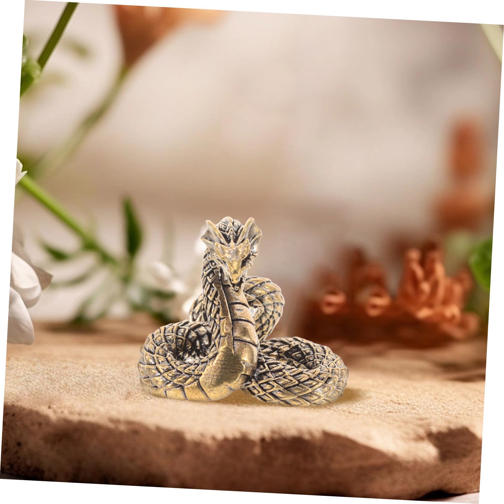 Amazon.co.jp: MUELODSIC な 製ヘビの置物 年の蛇年 ー わ 蛟蛇の 机や